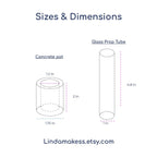 Single Concrete Plant Propagation Test tube Stand