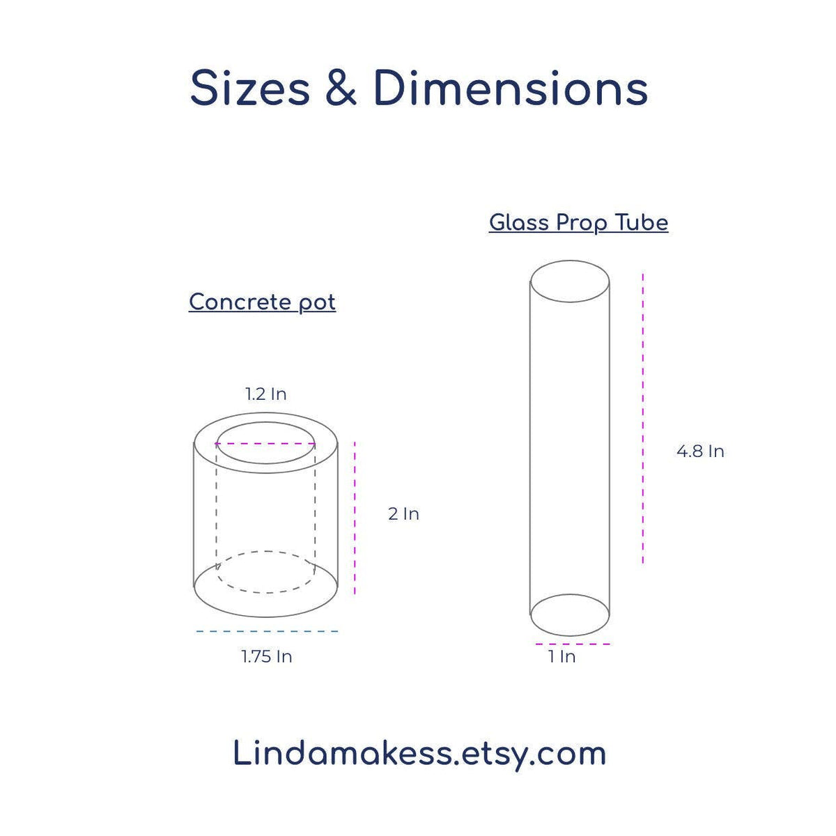 Single Concrete Plant Propagation Test tube Stand